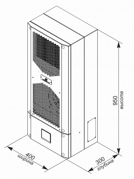Кондиционер для шкафа настенный нержавеющая сталь UNISPLIT  MHW-210E(1)SS UNIcontroller